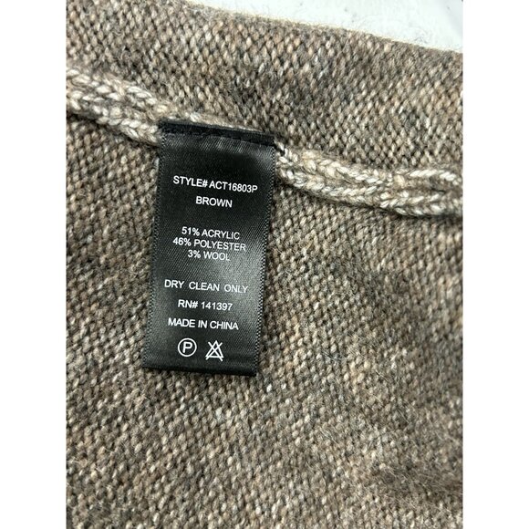 ASTR the Label Wool Blend Tank Top Brown/Gray Heather Size MP - Picture 4 of 7